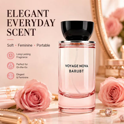 Voyage Nova | Rosey Fruity Floral | Extrait De Parfum 50ml/100ml | Long Lasting Luxury Fragrance | Daily women's perfume Alluring Summervibes sohochic